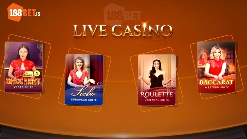 Các trò Casino được yêu thích nhất tại 188BET
