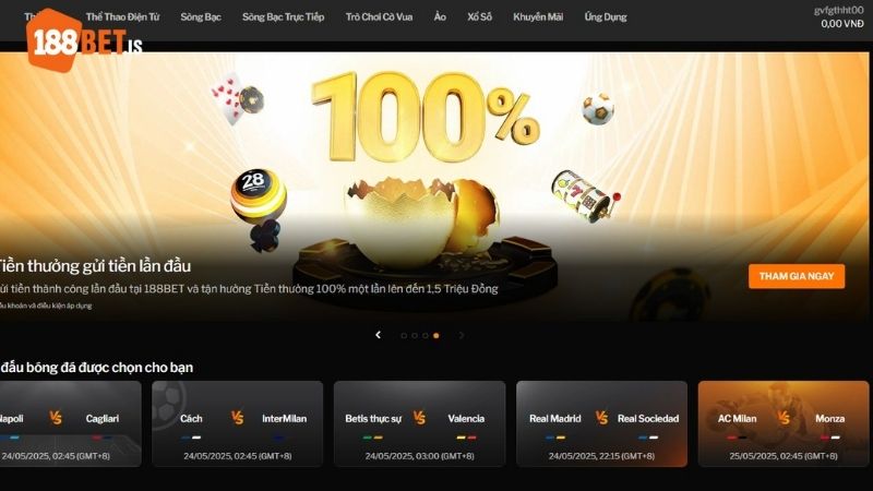 Cập nhật đường link vào mới nhất 188BET