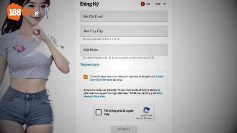 Hướng dẫn A-Z 188BET về đăng ký tài khoản