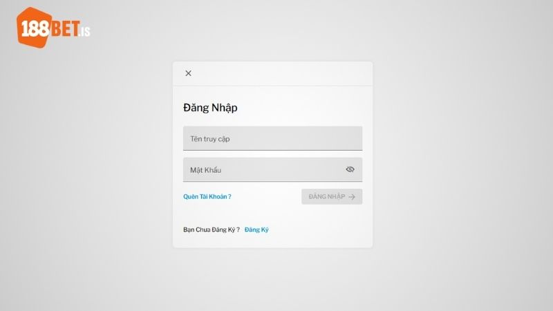 Hướng dẫn đăng nhập 188BET thông qua 3 bước